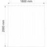 Шторка для ванной WASSERKRAFT AMMER SC-70102